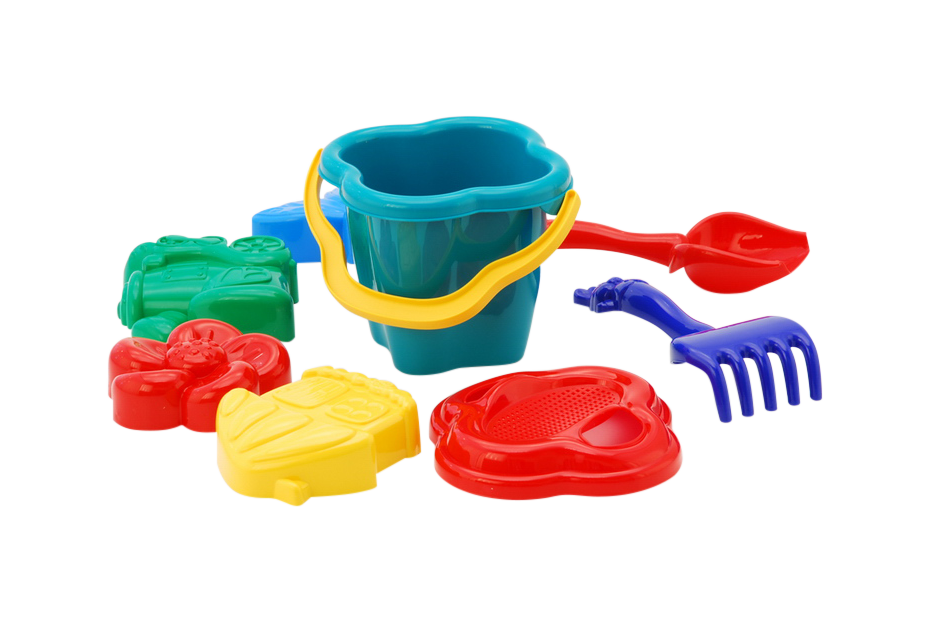 002237 Set "Clopotel" caldarusa cu accesorii pentru nisip (7pcs)