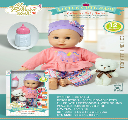 009087 Papusa vinil 36cm