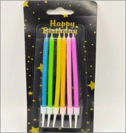 006093 Lumanari multicolor