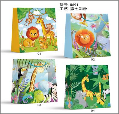 006680 Pachet cadou 3D 18*24*8.5cm (set 12 buc.)