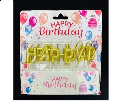 007521 Lumanari Happy B-day