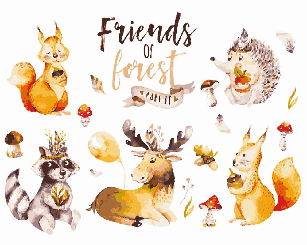 007707 Set de creatie - Pictura pe numere (in cutie) 30*40