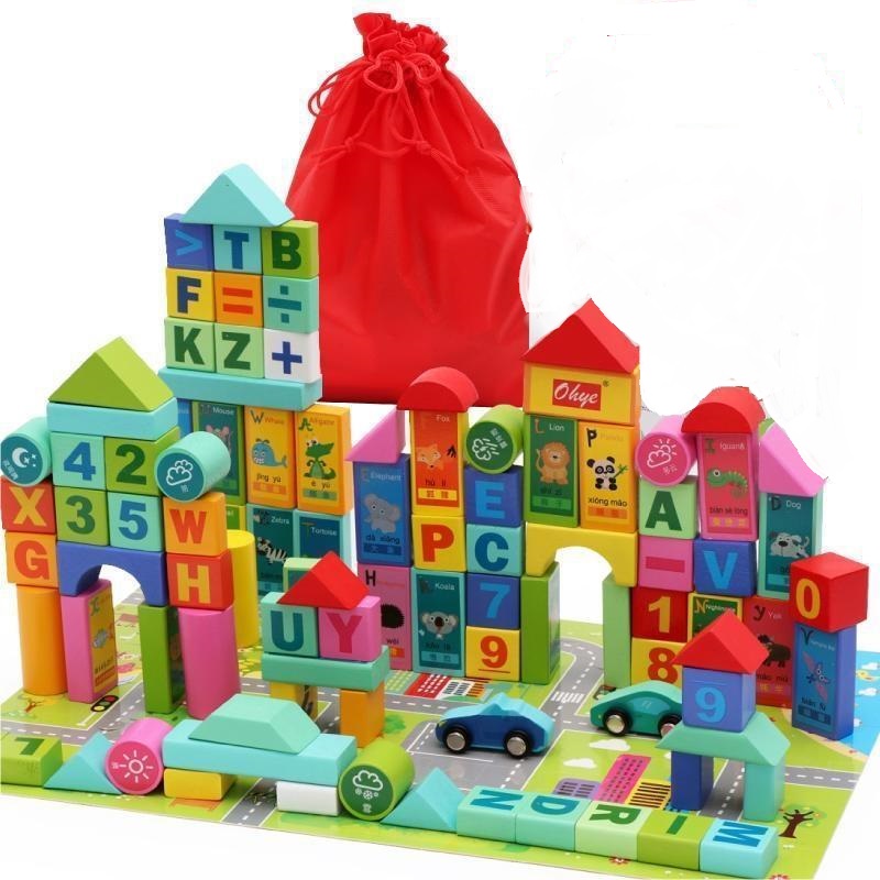 007929 Constructor din lemn 100pcs