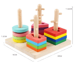 009055 Jucarie logica din lemn 15*15