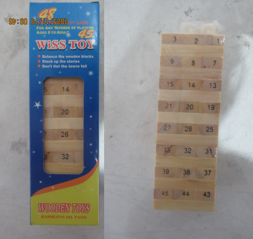 009090 Joc Jenga din lemn 15.5*5*5