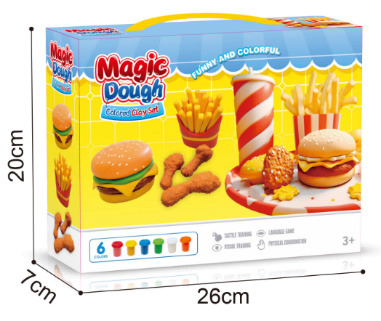 009364 Set plastilina - Fast Food