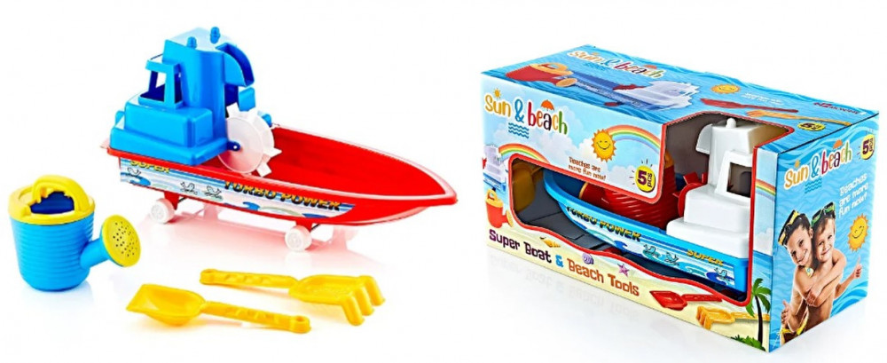 002094 Set barca cu accesorii pentru nisip