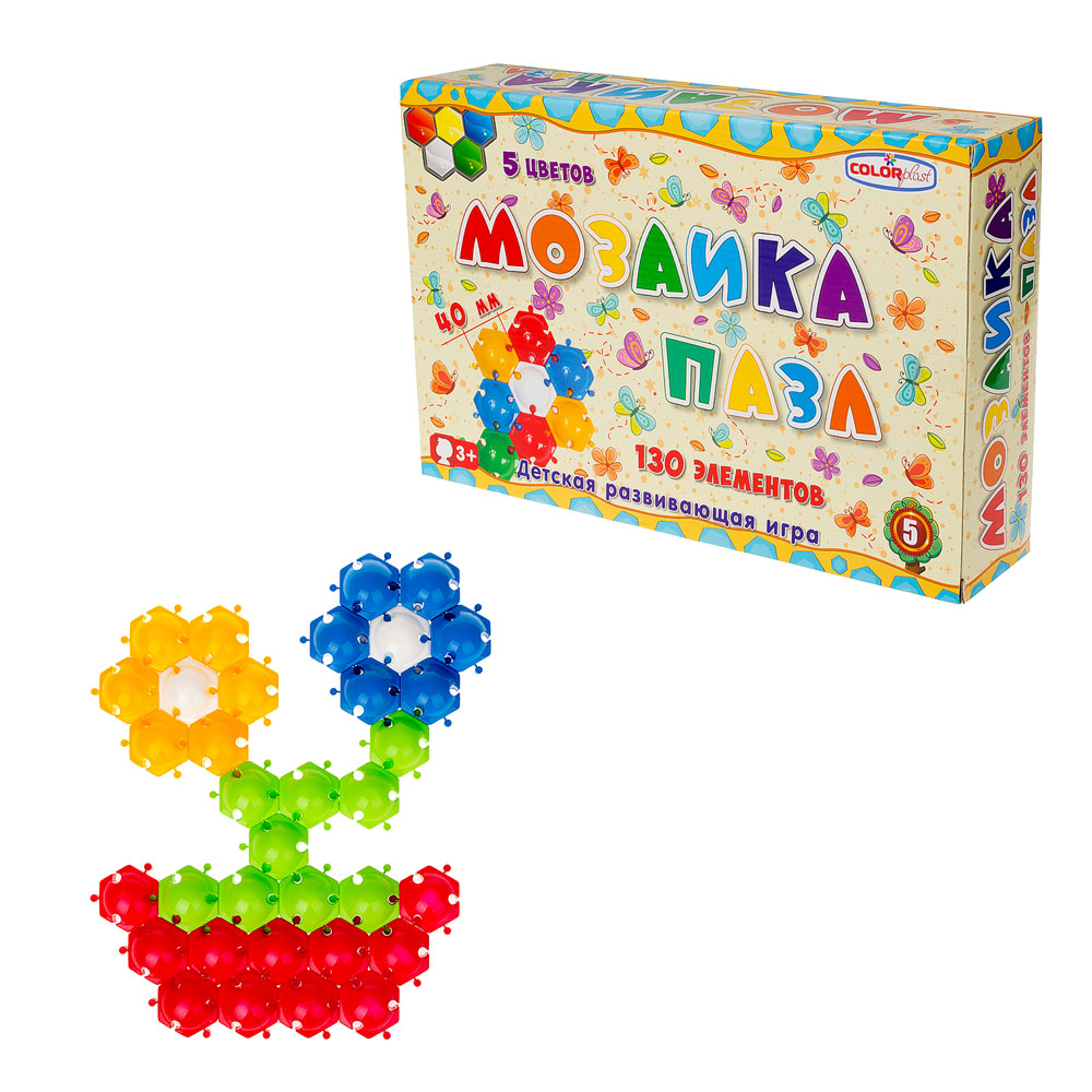 002171 Mozaica - puzzle 4cm 130pcs