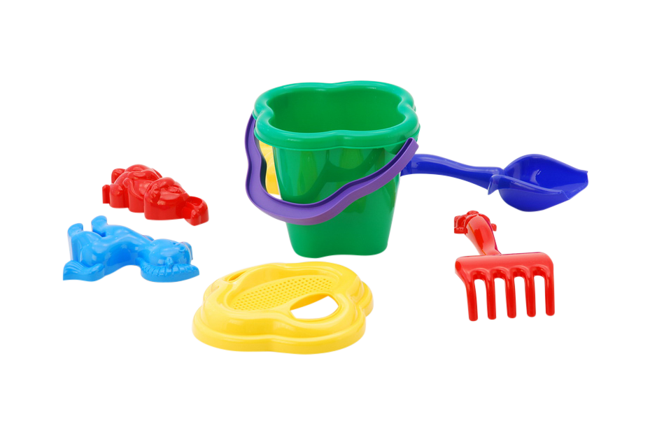 002236 Set "Clopotel" caldarusa cu accesorii pentru nisip (6pcs)