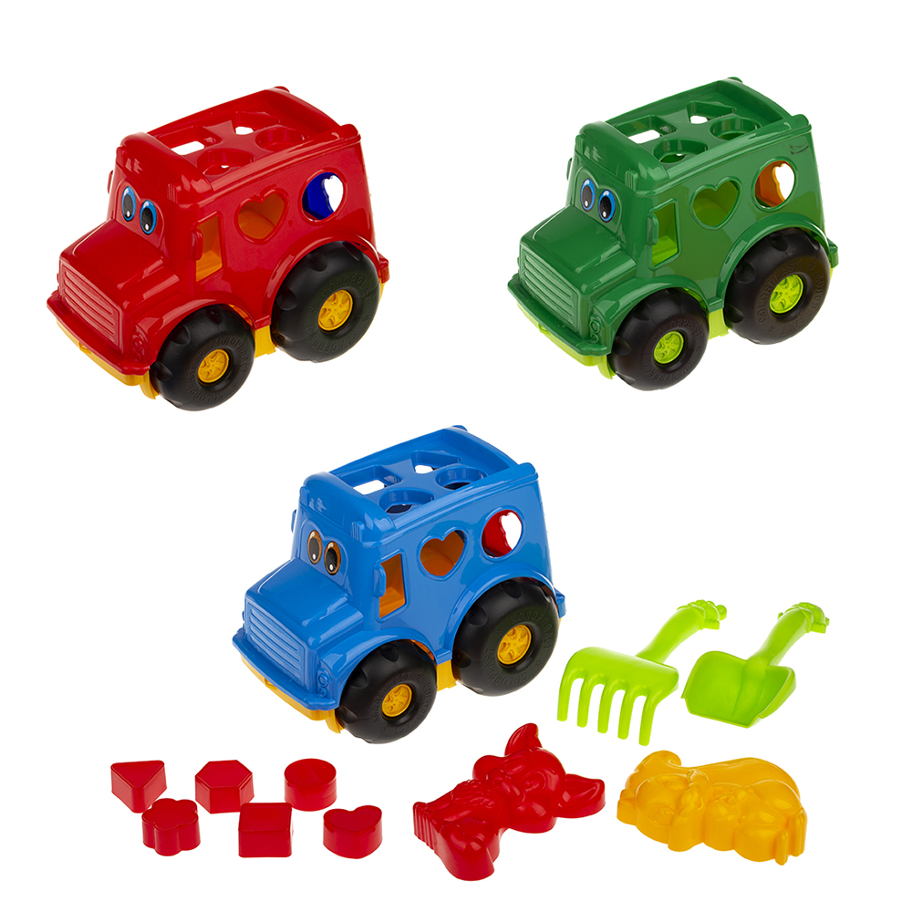 007922 Sorter Atobuz cu accesorii pentru nisip