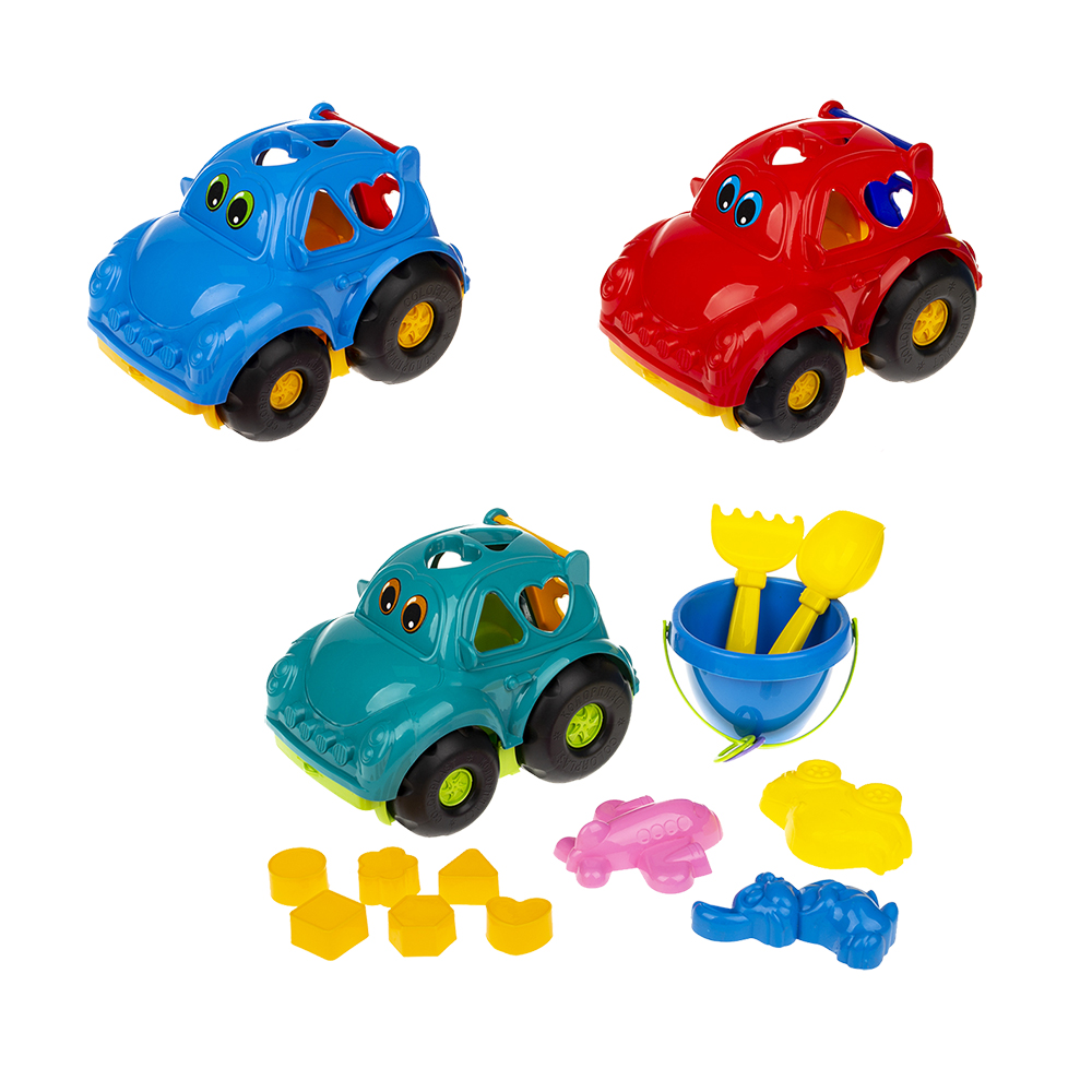 007925 Sorter Masina cu caldarusa cu accesorii pentru nisip