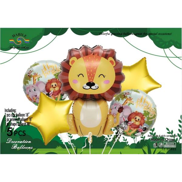 010295 Set baloane din folie - Leu