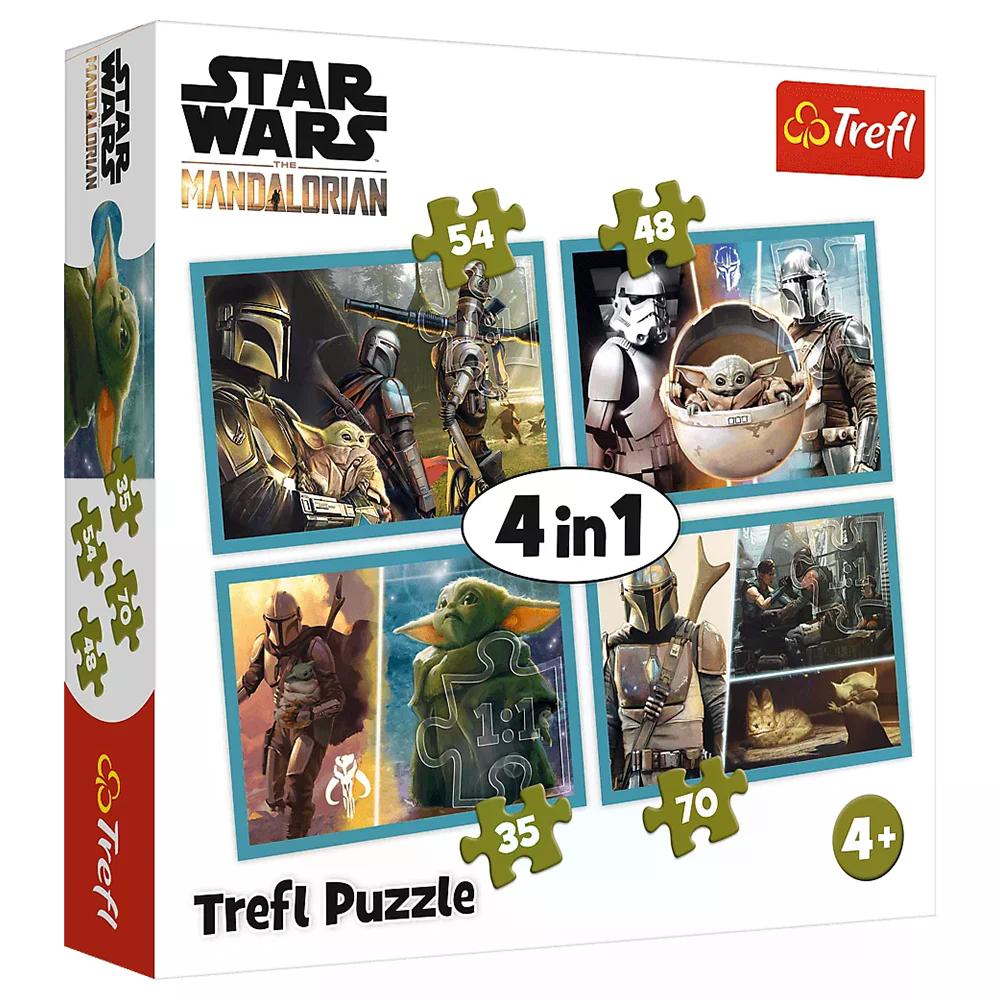 010921 Puzzle 4in1 "Mandalorians,Star Wars"
