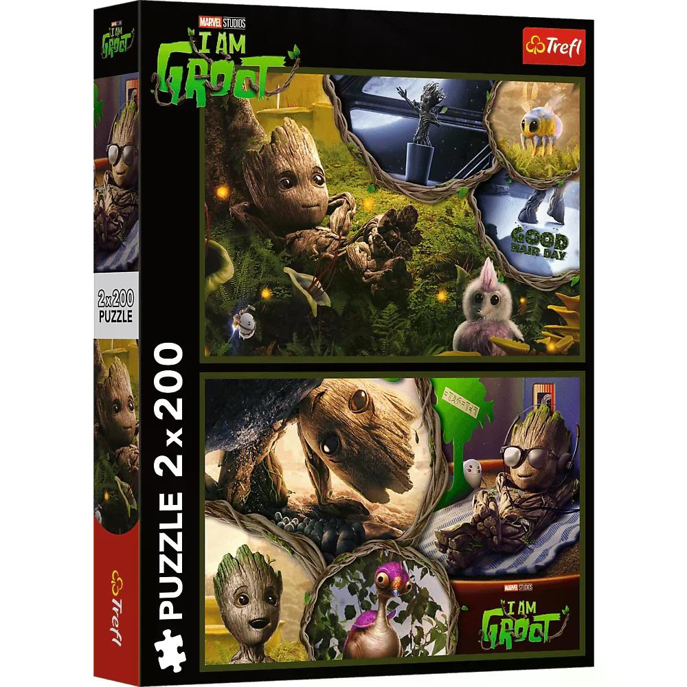 010892 Puzzle 2x200 "Eu sunt Groot"