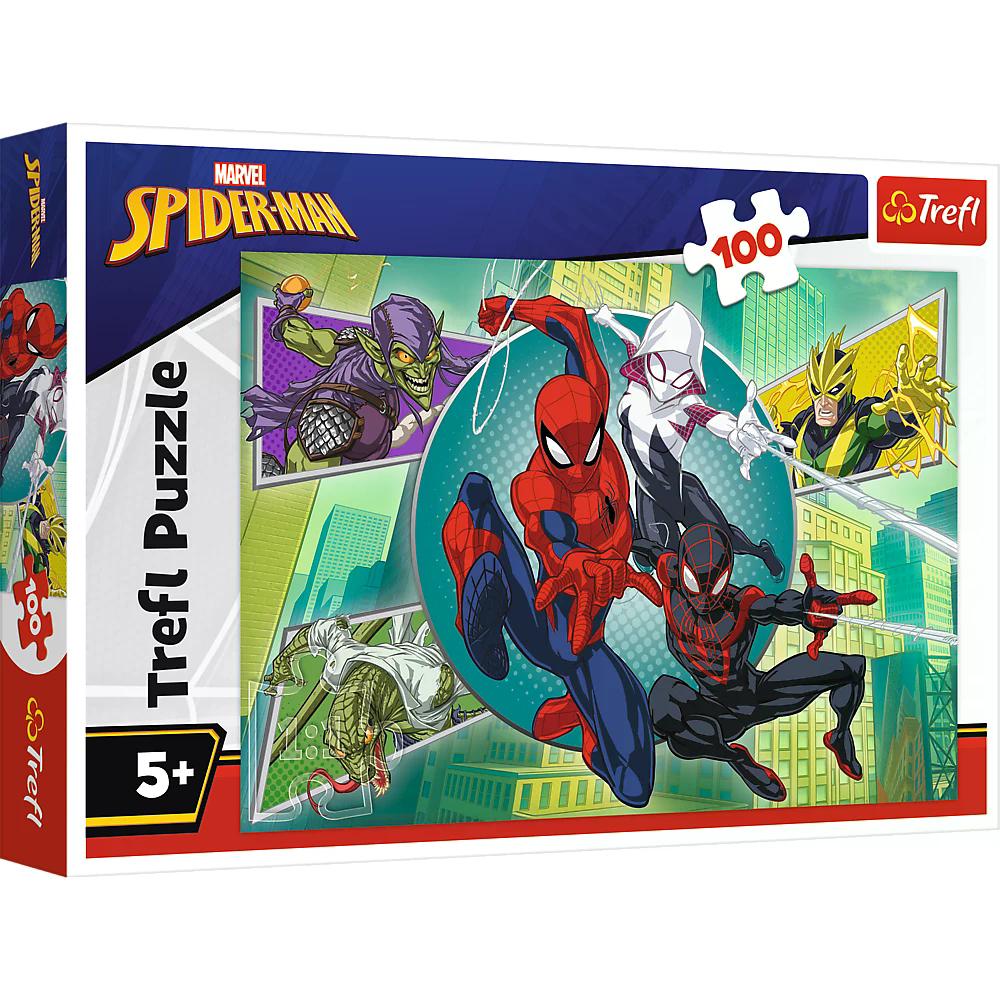 010908 Puzzle 100 "Mască de păianjen"