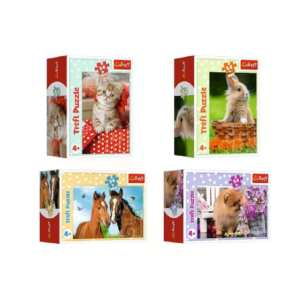010992 Puzzle 54Mini "Animale dragute"