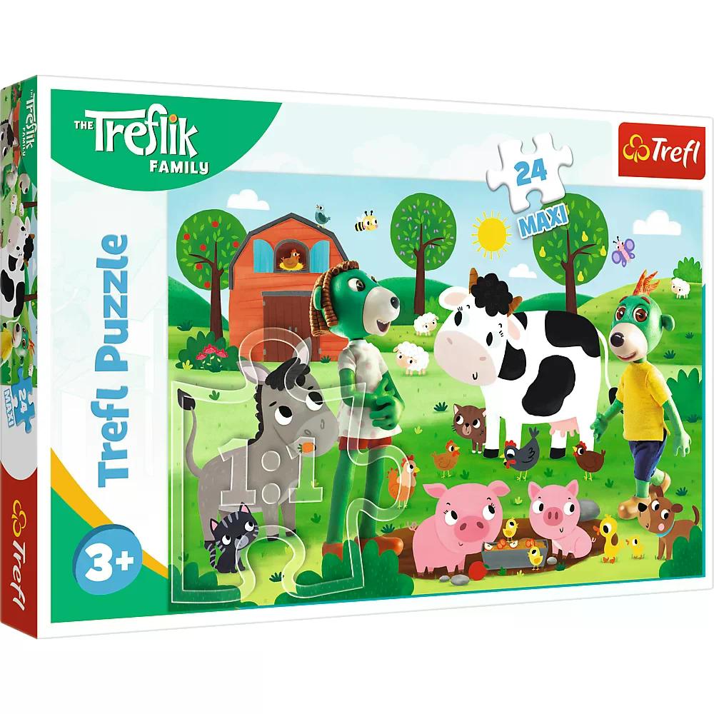 010980 Puzzle 24Maxi " Trefliks"