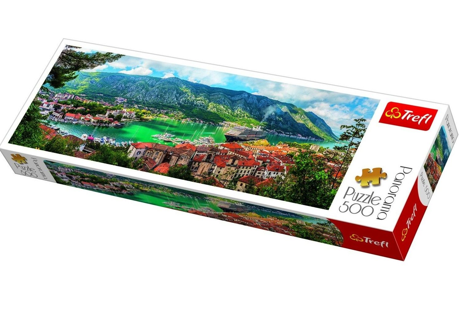 010972 Puzzle 500 Panorama "Kotor, Montenegro"
