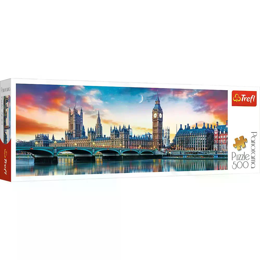 010973 Puzzle 500 Panorama "Big Ben and Palace of Westminster, London"