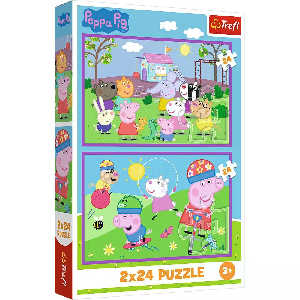 010949 Puzzle 2x24 "Peppa"