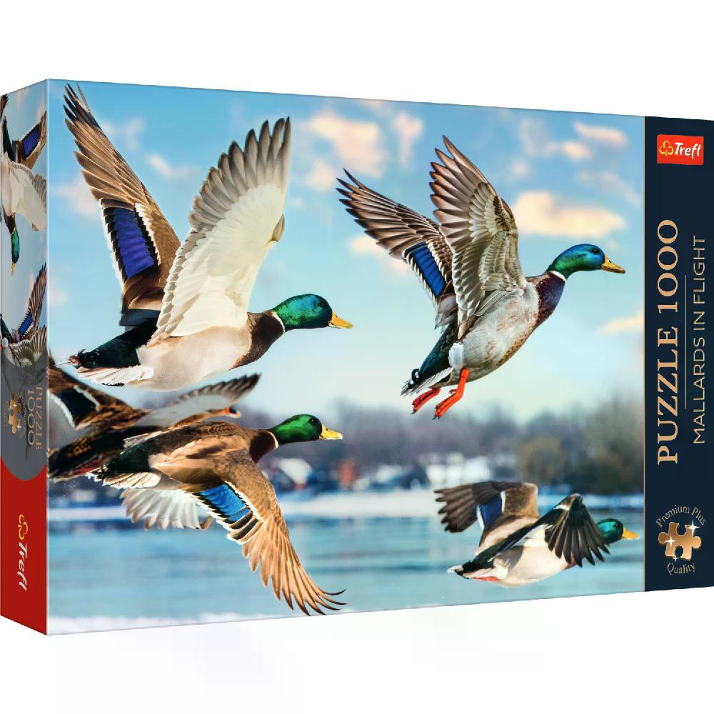 010916 Puzzle Premium Plus 1000 "Rațe sălbatice în zbor"
