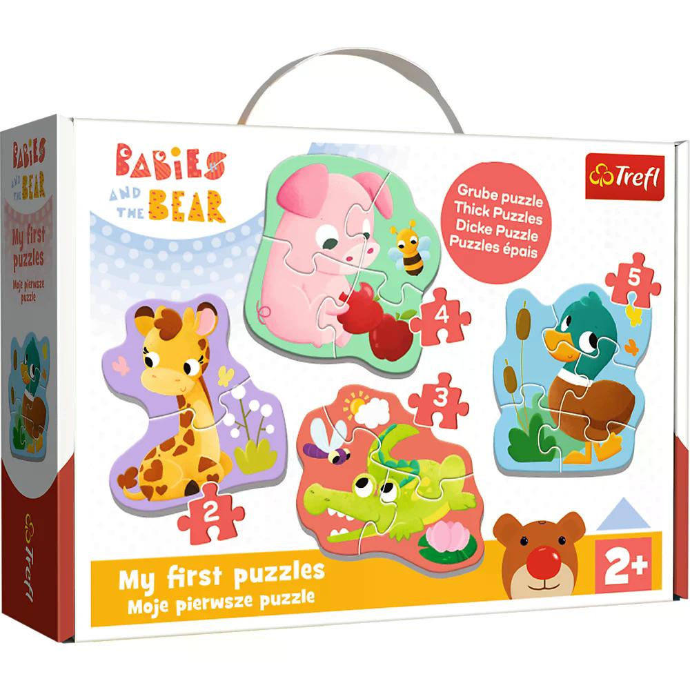 010907 Puzzle baby classic "Puii de animale"
