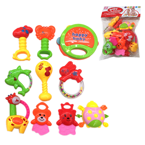 010215 Set jucarii sunatoare 10 buc