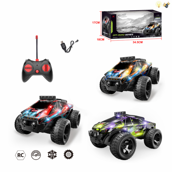 010415 Masina cu R/C cu acumulator cu lumina