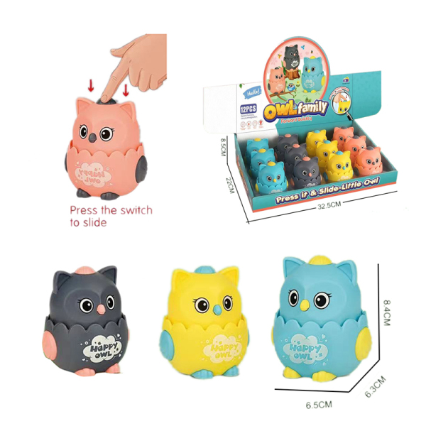 010431 Jucarie Bufnita (set 12buc)