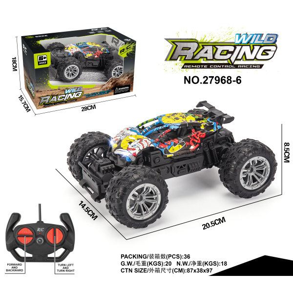 010412 Masina 1:18 cu R/C cu lumina