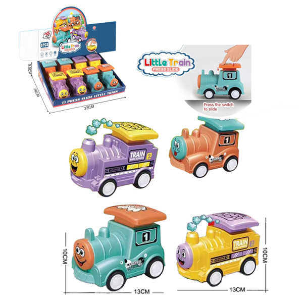 010430 Trenulet cu inertie (set 8buc)