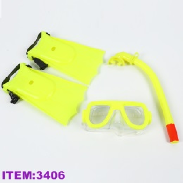 010373 Set de înot - labe, mască, snorkel