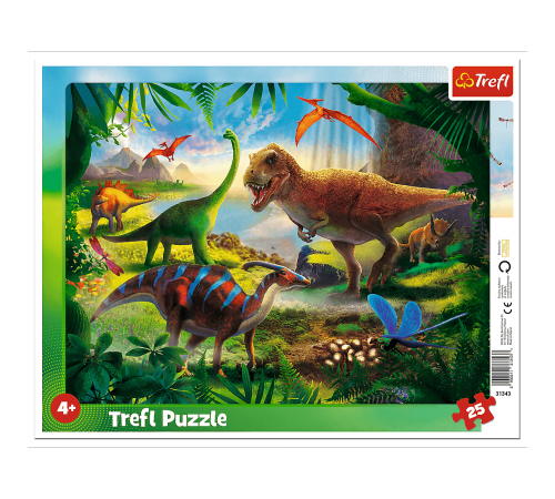 007856 Puzzle 25 "Dinozauri"
