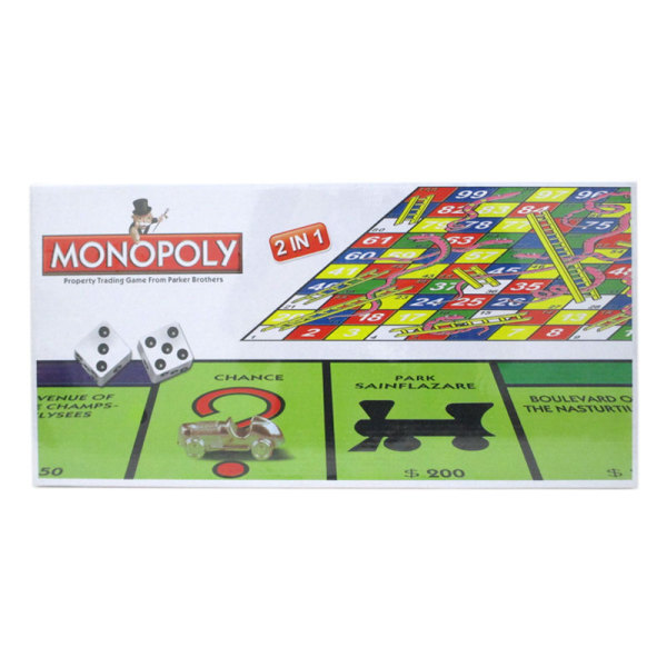 009003 Joc de masa Monopolia 2in1