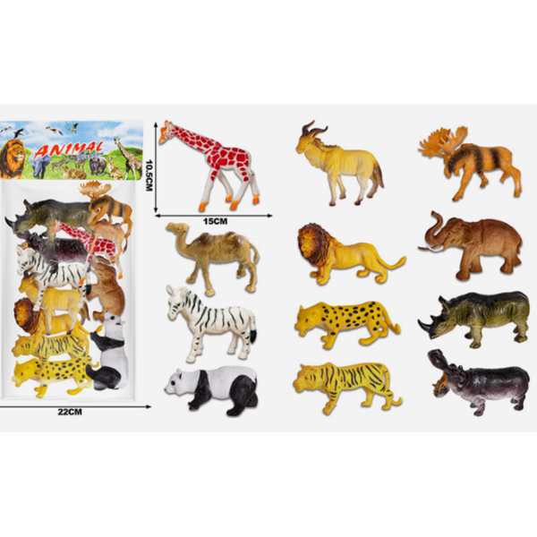010731 Set animale 12buc
