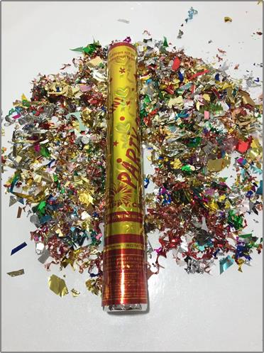 003919 Tun confeti 100cm