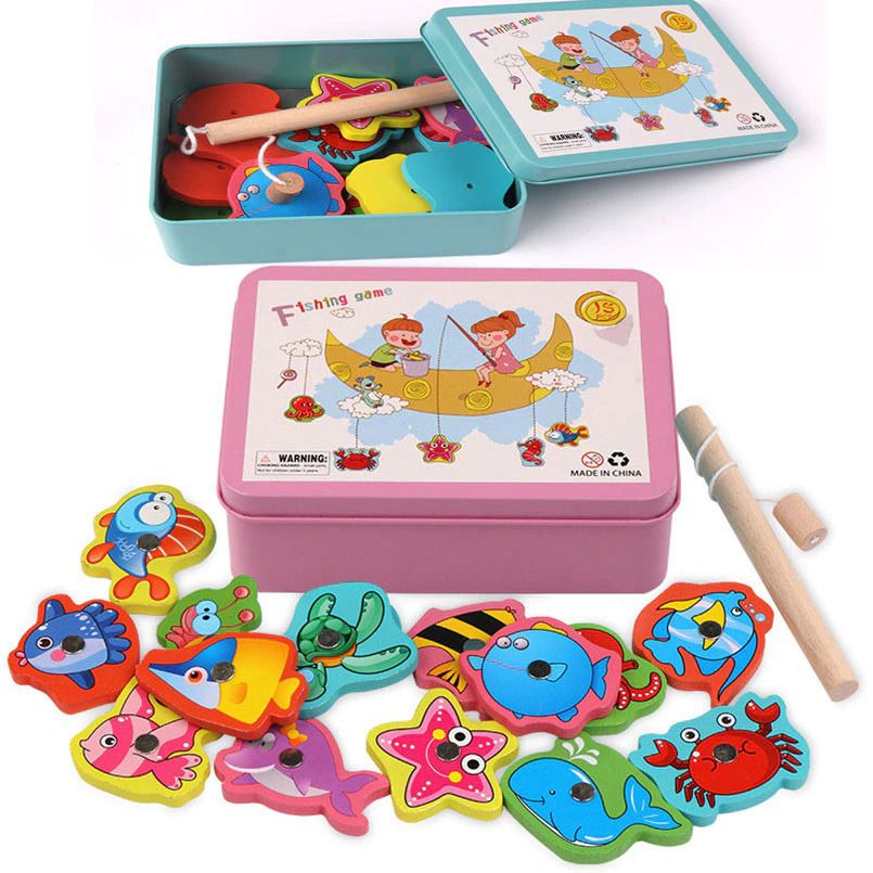 006252 Set pescuit din lemn