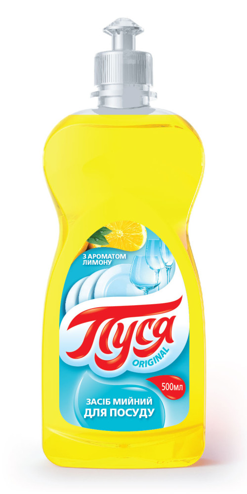 010584 Detergent de vase "Pusea" 500 ml -Lămâie