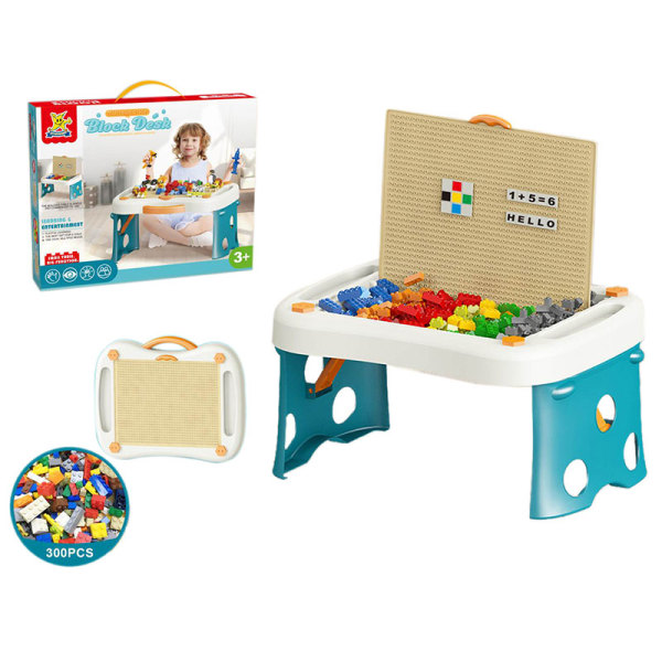 011593 Masa multifunctionala cu constructor 300pcs
