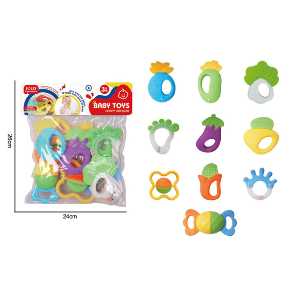 011522 Set jucarii sunatoare pentru dinti