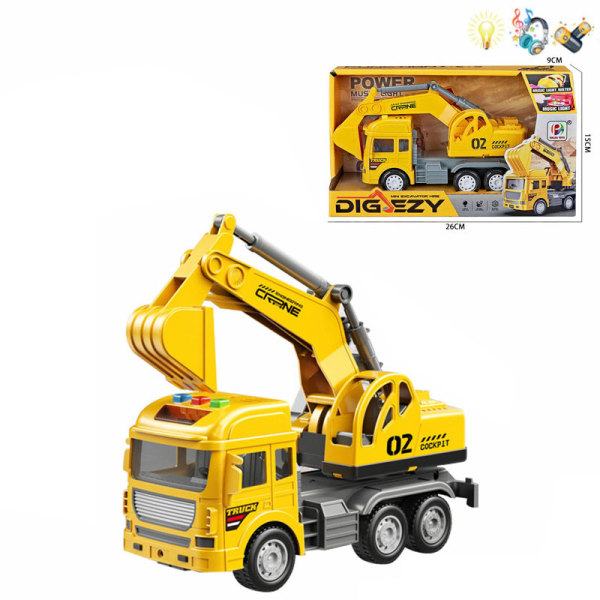 011620 Autospeciala Excavator cu muzica si lumina