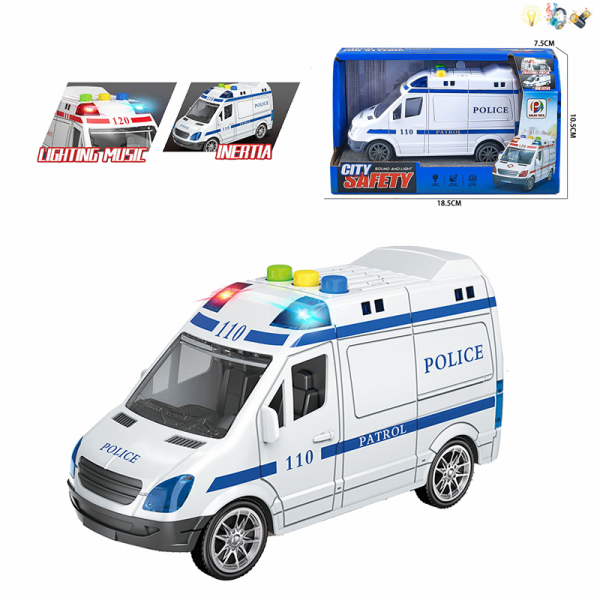 011627 Politia cu muzica si lumina