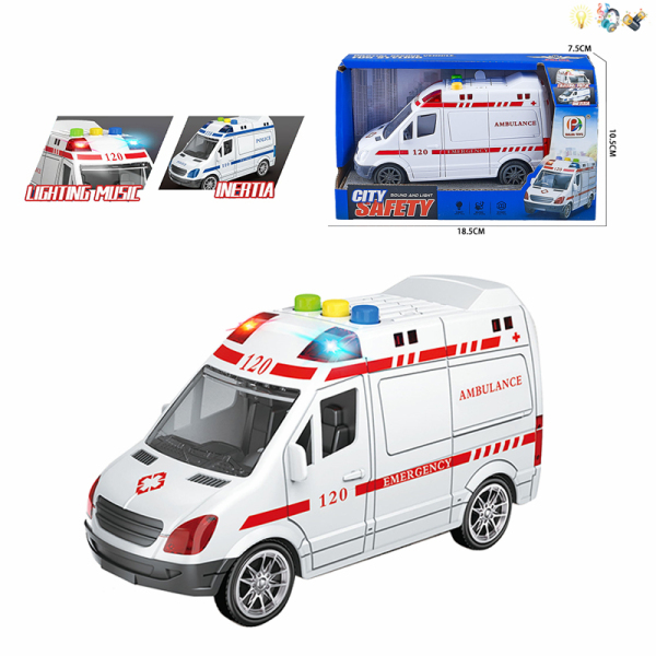 011628 Ambulanta cu muzica si lumina
