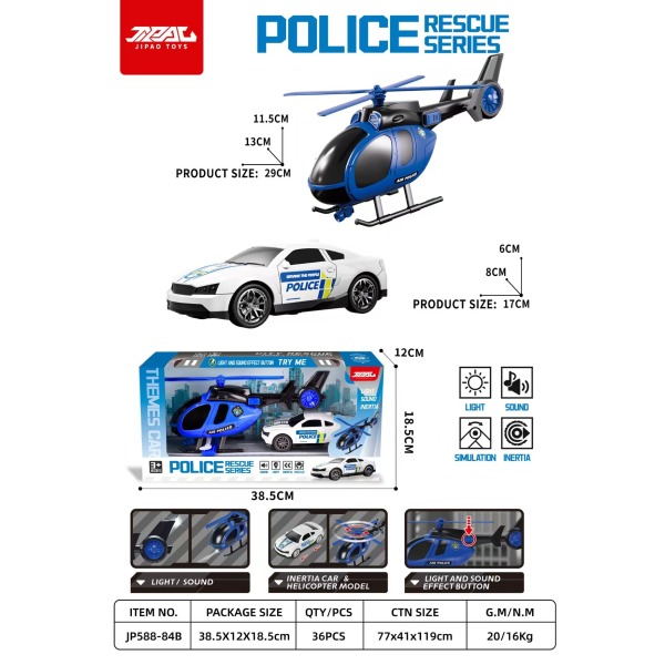 011803 Set Politia cu sunete si lumina