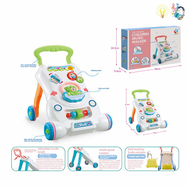 011764 Carucior interactiv cu muzica si lumina